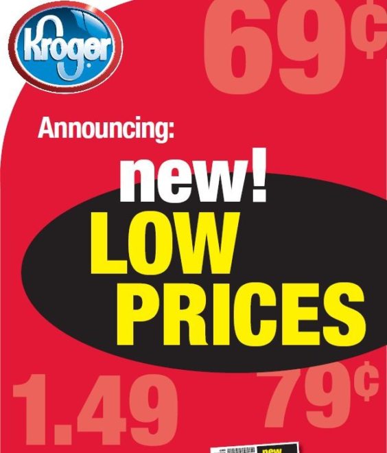 Kroger new low prices