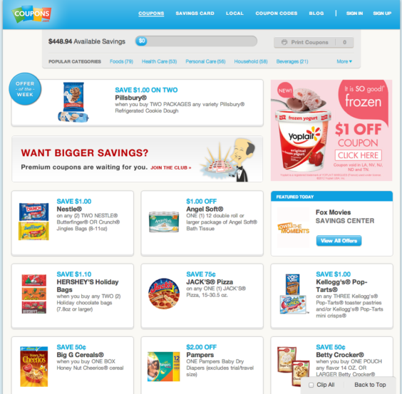 Coupons.com Changes Again – and Zips Up Zips