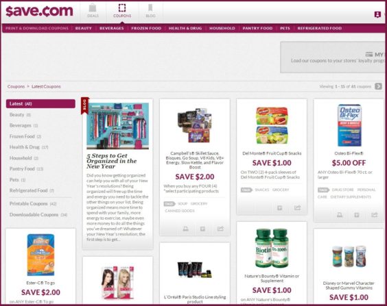 “Pinterest For Coupons” – A Redesign For RedPlum