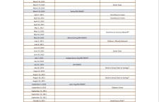 SmartSource 2013 Insert Schedule