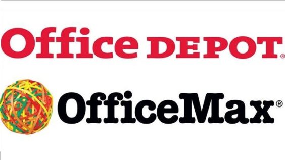 Office Depot OfficeMax logos