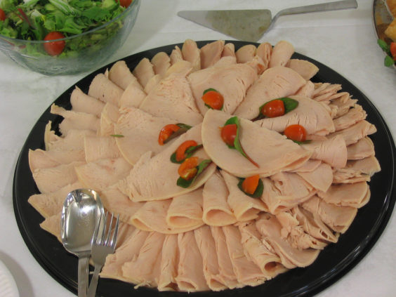 lunch meat tray