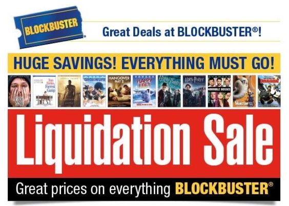 Blockbuster liquidation