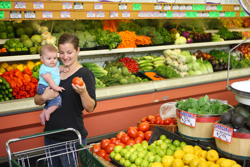 What Moms Are Really Doing in the Grocery Store