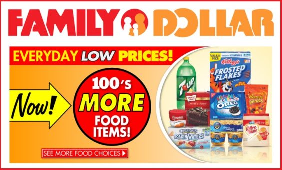 Family Dollar more food