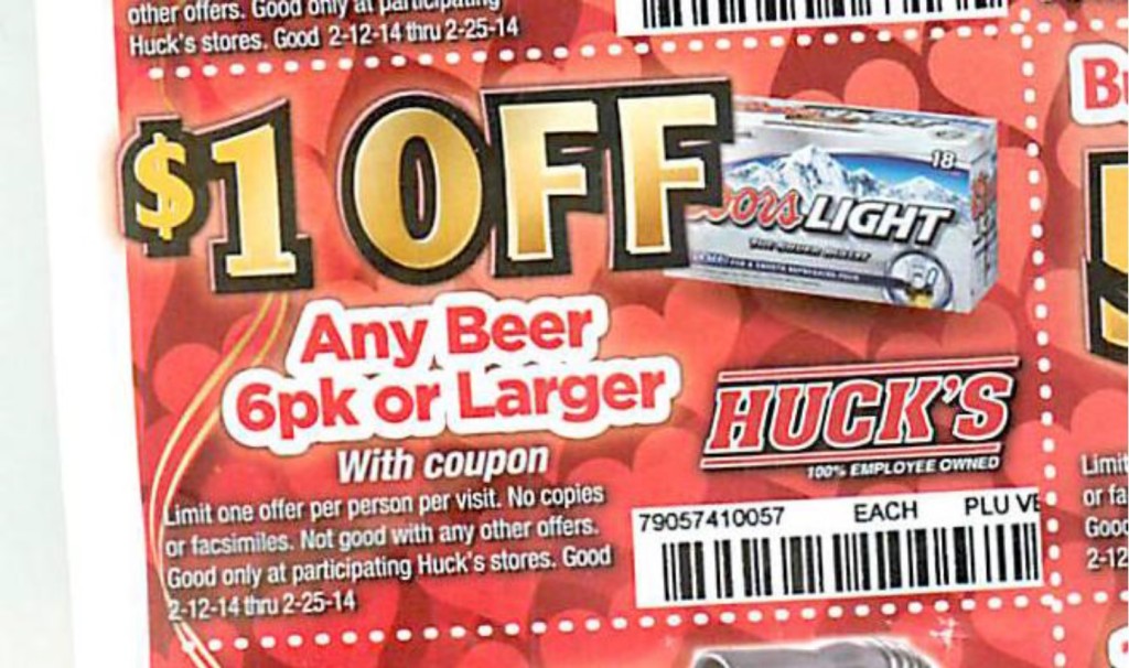 Beer Coupon Police Bust Convenience Store for Illegal Offer