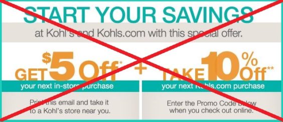 Kohl’s Kills Coupons That Were Bought, Sold and Abused