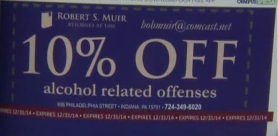 Alcohol coupon