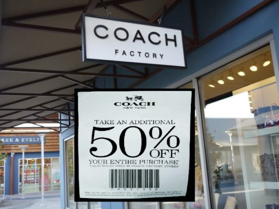 Coach Factory coupon