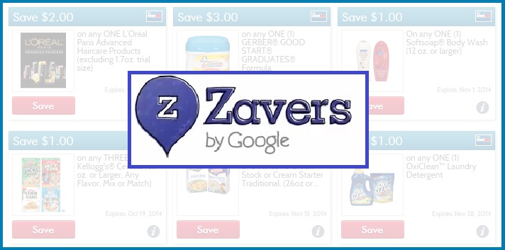Zavers coupons