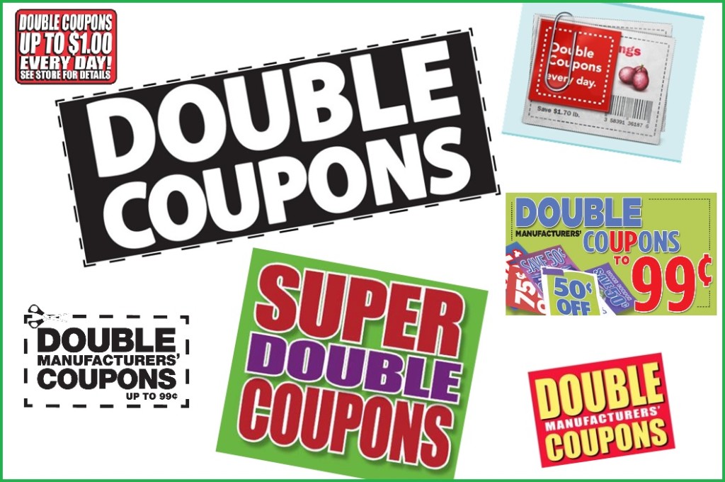 Double coupon signs