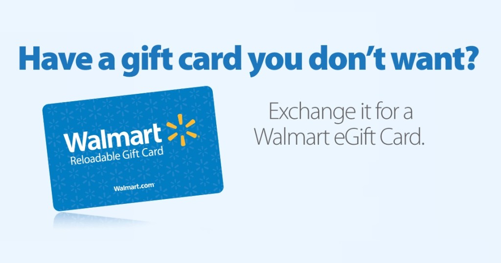 Walmart gift card exchange