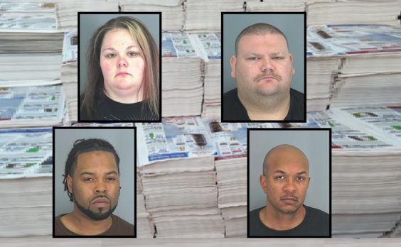 Four Arrested in Theft and Sale of Newspaper Coupon Inserts