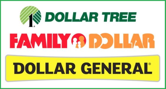 Dollar store logos