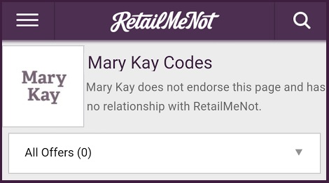 RetailMeNot and Mary Kay Settle Coupon Code Fight