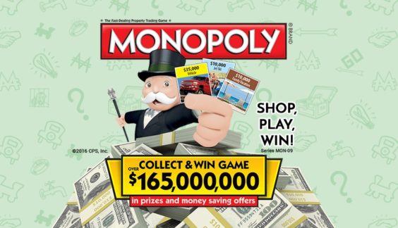 Albertsons Monopoly 2016