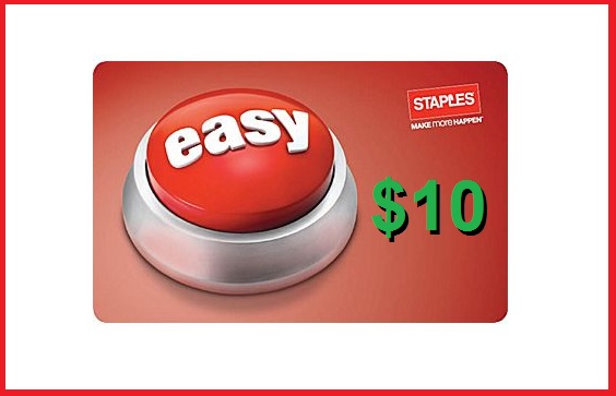 Staples Will Give Couponers $10 Each