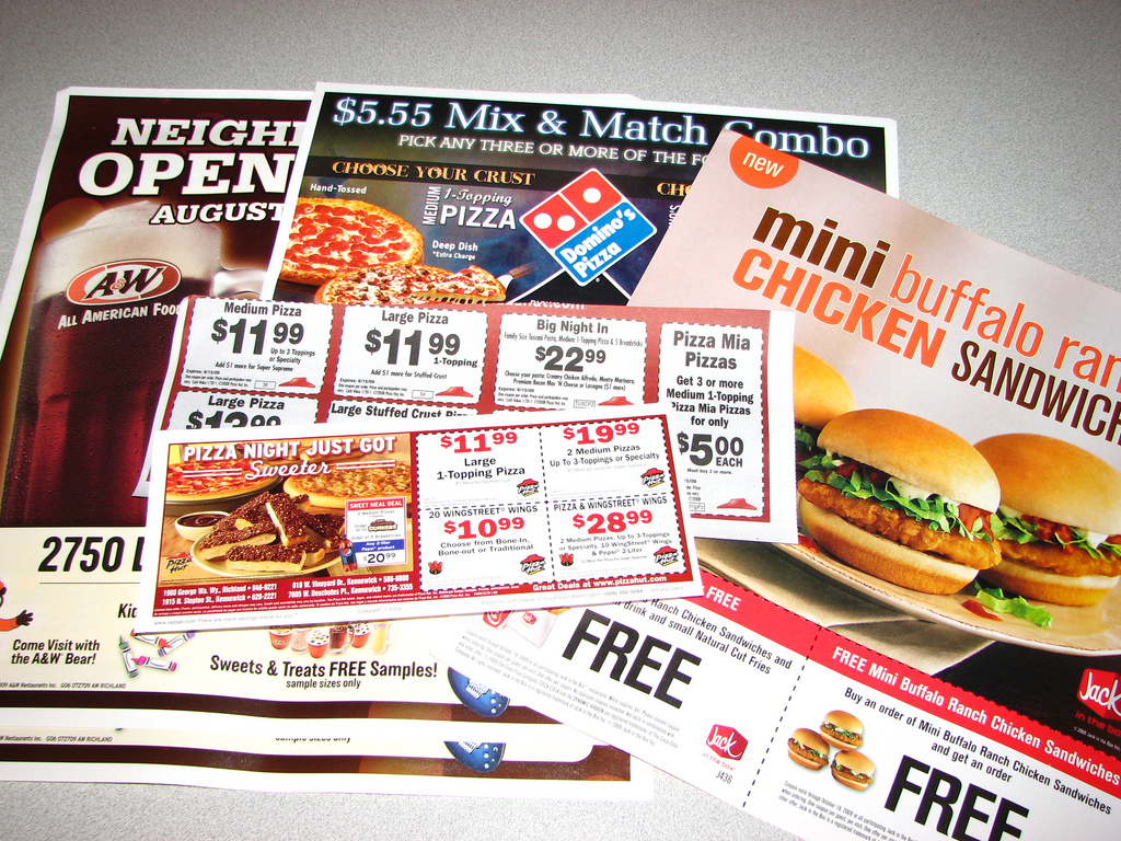 fast food coupons photo