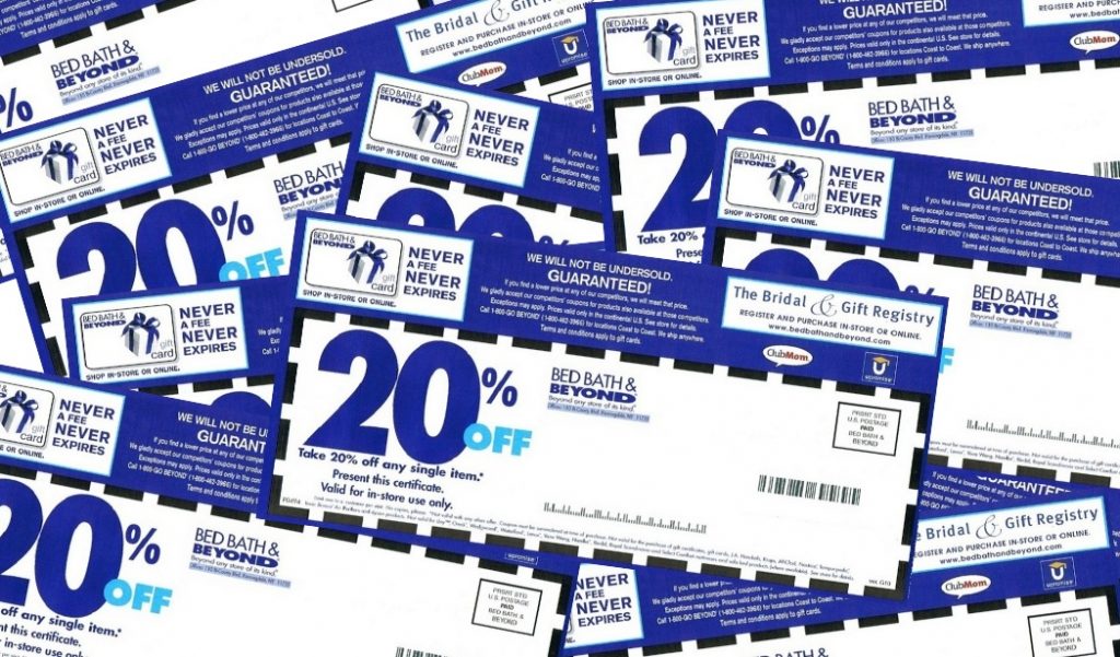 bed bath beyond coupon code