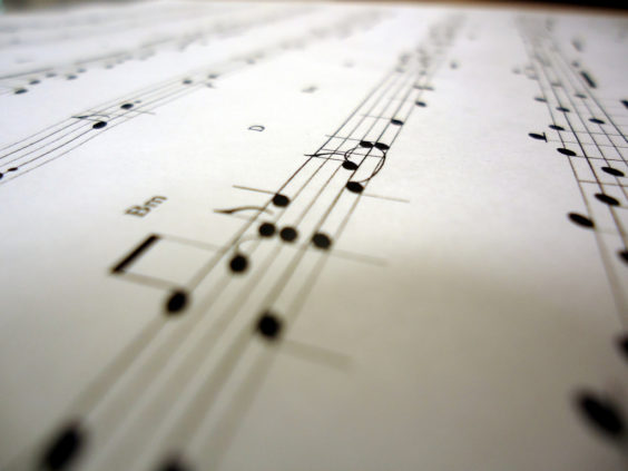 sheet music photo