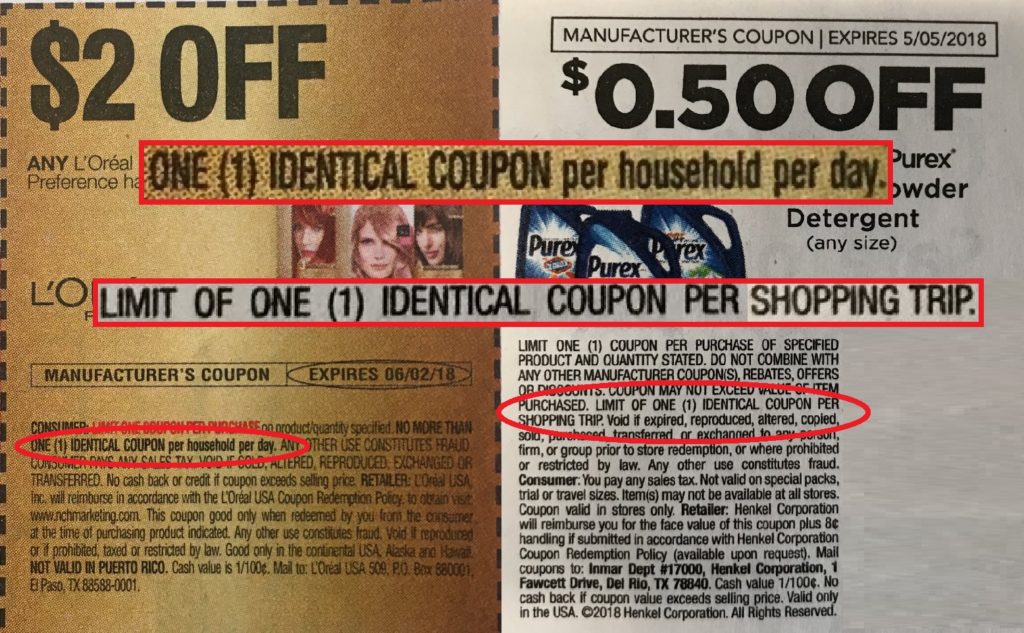 “Limit One”: More Companies Don’t Want You Overusing Their Coupons