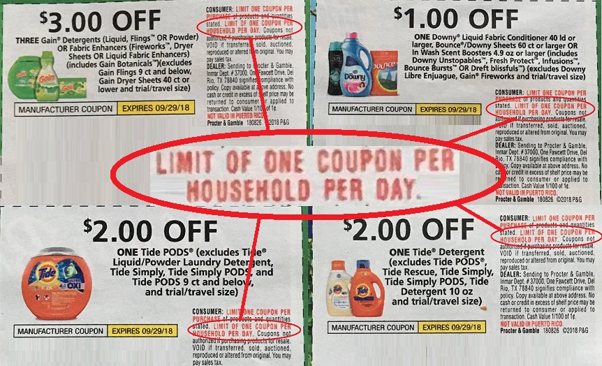 P G Imposes Even Stricter New Coupon Limits Again Coupons In The News