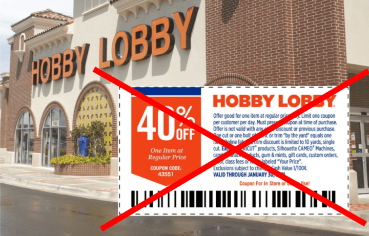 Hobby Lobby Eliminates Its Famous 40% Off Coupons
