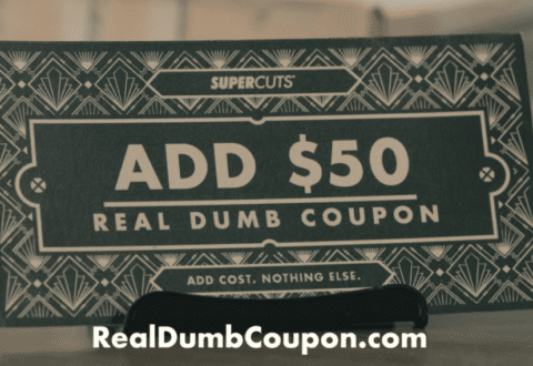 This "Real Dumb Coupon" Won't Save You Anything